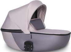Дитяча коляска 2 в 1 Riko Nesa 01 Pearl Pink (рожева шкіра (перламутр) - рожева тканина)